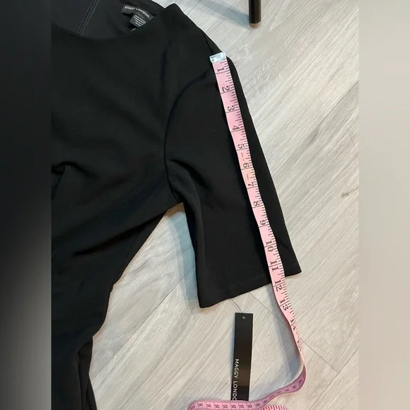 Maggy London Classic Black Midi Dress - Picture 8 of 13